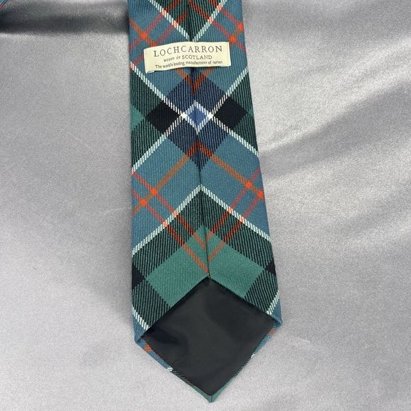 Lochcarron of Scotland 100% Wool Tie Tartan Plaid Green Blue Red Classic Royal - Picture 8 of 10